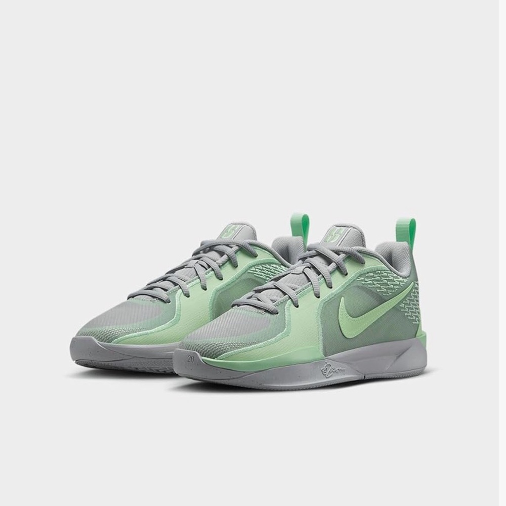 Nike Kids Sneakers Sabrina 2 "Fresh Mint" and Gray. | Size 6.5